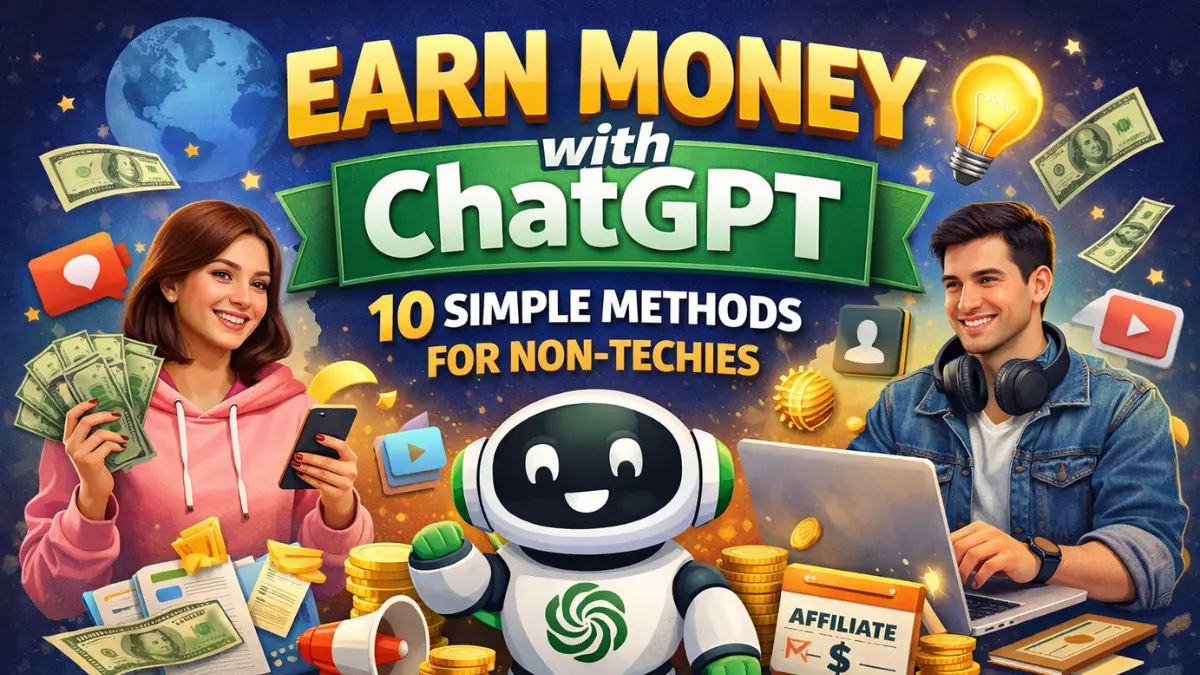 Earn money with ChatGPT using AI side hustle ideas